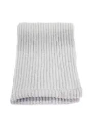 Hat Attack Womens Lode Loop Thick-Knit Wrap Around Scarf Light Gray One Size