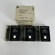 3 PACK Revlon Age Defying Smoothing Powder ALABASTER / PORCELAIN Shade x3 NEW