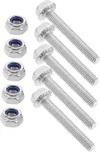 1 Set Stainless Steel Expansion Bolts Hexagonal Screw Hardware Nuts Nuts and Washers Assortment Metal Bolt Machine Screw Assortment Washers Kit Silver 304 Stainless Steel