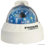 FINDER Boat Marine Compass 2" 5/8 White/Blue Surface Mount
