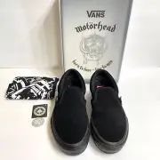 Vans Motörhead Skate Slip On Skateboard Shoes Size 7.5 LEMMY KILMISTER