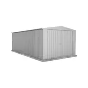Absco Sheds 3.0 x 5.96 x 2.06m Zincalume Utility Three Door Garden Shed