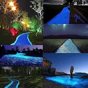 500 Pcs Glow in the Dark Garden Pebbles For Sidewalk Garden Terrace Lawn Garden Patio Fish Tank Aquarium Decoration Glow Stone