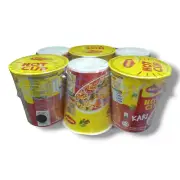 Maggi Hot Cup Curry Flavour | Instant Noodles 6 Cups x 58g | Spicy & Easy