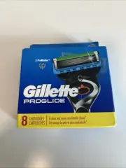 Gillette Proglide Razor Blade refills New Packs of 8 Cartridges