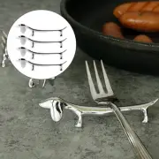 4 Pcs Tableware Rests Soapstone Chopstick Holder Dog Cutlery