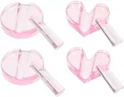 Baluue Nail Embossed Press Mold Set 2 Sets Professional Manicure Embossing Mold for DIY Nail Art