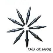 Archery 12Pcs 75/100GR Target Broadheads Arrows Tip Point Arrowheads Bow Hunting