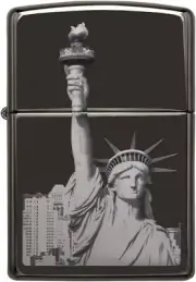 Zippo 29437 Statue of Liberty Ebony Finished