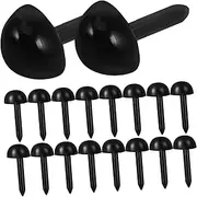 Homoyoyo 200Pcs Miniature Safety for Plush Crafts DIY Plastic Parts for Stuffed Animal and Crochet Projects Durable Realistic Features for Plush Dolls