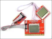 Dual Screen LCD Mini PCI-E PCI LPC Diagnostic Analyzer Test Debug Post Card