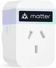 [meross] Matter Smart Plug Mini, WiFi Outlet with Energy Monitoring for Home Automation, Remote & Voice Control, Compatible with Alexa, Google, Apple HomeKit, and SmartThings, 1 Pack