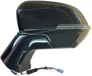 Wivplex Car Mirror Rearview Mirror Assembly, for Great, Wall, for Haval, H6 Upgraded Version Auto Electric Folding Lens Heating Mirrors Assembly Car Side Mirror Assembly(BLACK 6 Wire Black-Left)