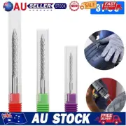 Effective Carbide Burr Drill Bit Set for Car Wire Tire Repair 3pcs Bundle