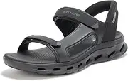 [Skechers] Men's Hands Free Slip-ins Go Walk Glide Step 2.0 Quarter Strap Sandal Sport