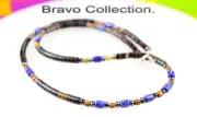1SN-203 CUSTOM MADE GENUINE Lapis lazuli Shell Wood Iron Ore Men Choker Necklace