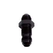 Aeroflow Brand Straight Bulkhead -10An Black Bulkhead Nut Seperate