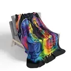 Sisters of the Rainbow, Fleece Blanket, Sherpa Blanket, Rainbow Blanket