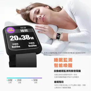 智慧錶 門禁感應運動心率手錶 IPS全彩螢幕 心率 計步 睡眠監測 運動模式 來電 簡訊 FB line 提醒 控拍