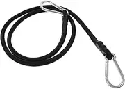 Mipcase Elastic Bungee Straps Ties Tie Down Bungee Cords Cinch Rope Bungee Cords with Hooks Luggage Rack Retractable Ratchet Straps Outdoor Elastic Bungee Cord Luggage Strap Black