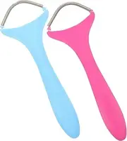 SAFIGLE 2Pcs Facial Hair Removal Tool Portable Spring Epilator for Upper Lip and Face Safe Design for Smooth Threading Hair Removal for Home Use