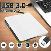 Slim USB 3.0 External DVD Drive CD/DVD Player Burner for Laptop PC Plug & Play