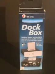 NEW IN BOX Project Dock Box BLACK FI-Fixed for Ipod & Apple