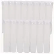 Alasum 100pcs Transparent Plastic Flower Water Tubes Nutrition Containers for Fresh Flower Storage Durable Florist Supplies for Long