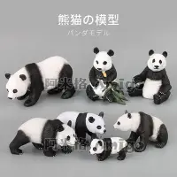 在飛比找Yahoo!奇摩拍賣優惠-阿米格Amigo│一套7款 貓熊 熊貓 Panda 仿真動物