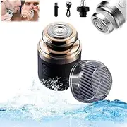 Capsule Razor Mini Portable Electric Shaver - Newest Unisex Technology (Black)