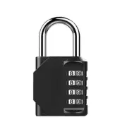 1Pc Combination Lock Resettable 4 Digit Padlock with Combination Waterproof and
