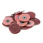 BHA Surface Conditioning Quick Change Discs 3" Red Medium Prep Pad - 25 Pack