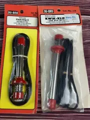 Vintage Du-Bro Kwik Klip II Extra Long Glow Plug Lot Of 2 NOS 338 LOOK! Du Bro