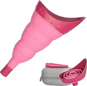 TRIPTIPS Pee Conch Foldable Female Urinal Device Portable Urinal for Women She Pee Cup for Women, Pee Funnel for Women Travel Stand to Pee Womens Urinal Funnel with Tube Case
