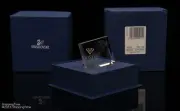 Swarovski Desk Paperweight Presse Papier Lovebirds Cube 2o Yrs SCS 895415