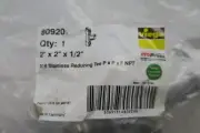 VIEGA 80920 PROPRESS 316 Stainless REDUCING TEE 2 X 2 X 1/2" Made in Germany