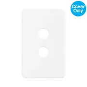 SAL PIXIE Ambience 2 Gang Switch Cover White