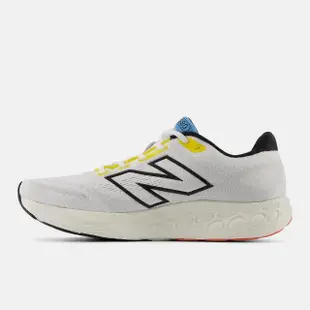 【NEW BALANCE】NB 慢跑鞋 男鞋 運動鞋 緩震 白黃藍 M680LW8-2E楦(4123)