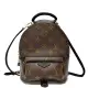 【Louis Vuitton 路易威登】M44873 經典爆款Palm Springs Mini Monogram帆布迷你斜背/後背包(棕色)