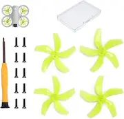 2 Pairs Low Noise Propellers Compatible with DJI NEO, Propeller Quiet for DJI NEO, Safe Multicoloured Available Low Noise Quick Release Robust Drone Accessories, Propeller Replacement Wings, Green