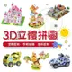 [現貨] 加大款3D立體模型拼圖 DIY手工 立體拼圖 兒童手工 兒童拼圖 拼插立體模型 紙質拼圖 灰卡厚版拼插模型