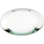 Plymor 3" Round, 5mm Thick Beveled Glass Mirror Circle