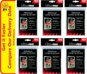 6 x Packs Ultra PRO Platinum Premium Card Soft 100 Sleeves Clear Protector 600