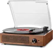 Vinyl Record Players Vintage Turntable for Vinyl Records with Speakers