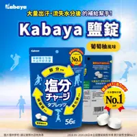 在飛比找蝦皮購物優惠-【⚡️鹽分補給糖⚡️】Kabaya卡巴 鹽錠 81G 運動補