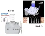 Dental Ultrasonic Piezon Scaler (LED) Handpiece 2 Bottles fit Woodpecker EMS