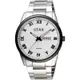 STAR 時代 羅馬城市時尚腕錶-白x黑框/43mm