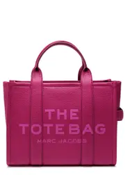 Marc Jacobs The Tote Medium Leather Tote - Dark Pink ONE SIZE