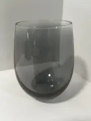 LUXU Stemless Wine Glasses(Set of 4)-20 oz, Dark Clear - 4 Pack
