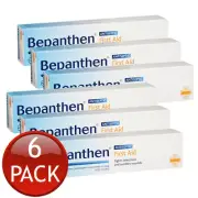 6 x Bepanthen First Aid Cream Soothing Antiseptics Ointment Wound Care Tube 30G